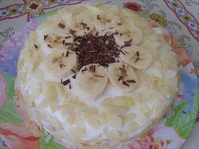 Вкуснейший банановый пирог за полчаса Вкуснейший банановый пирог за полчаса