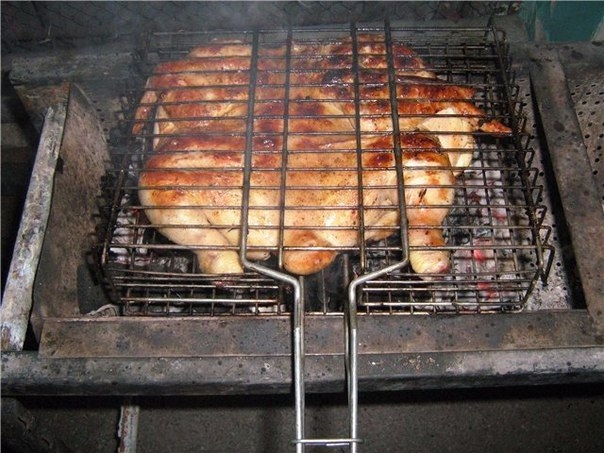 Актуально к майским!!!))) Курица на мангале.