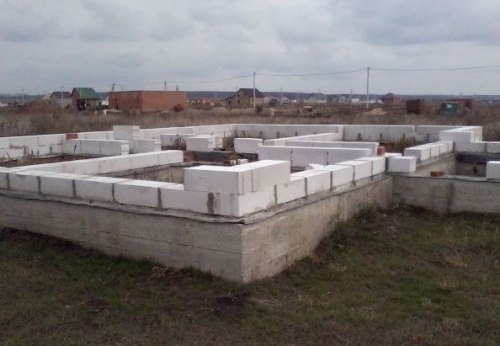 Строительство дома из газобетона Строительство дома из газобетона