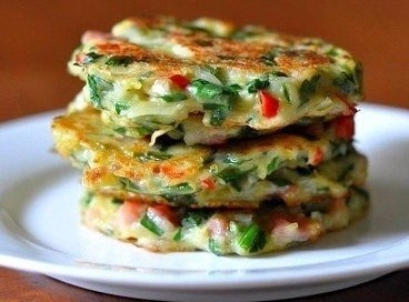Драники с овощами