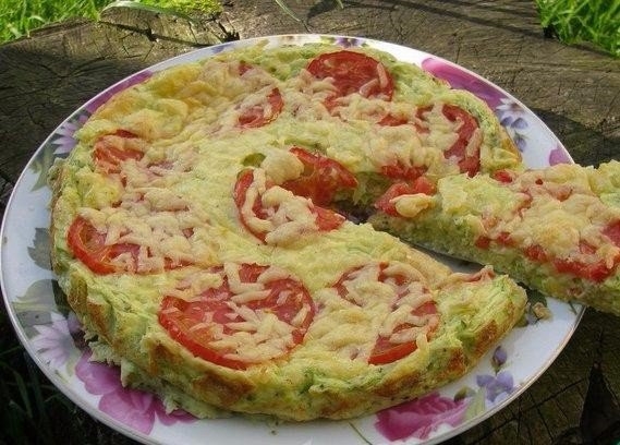 Кабачковая пицца