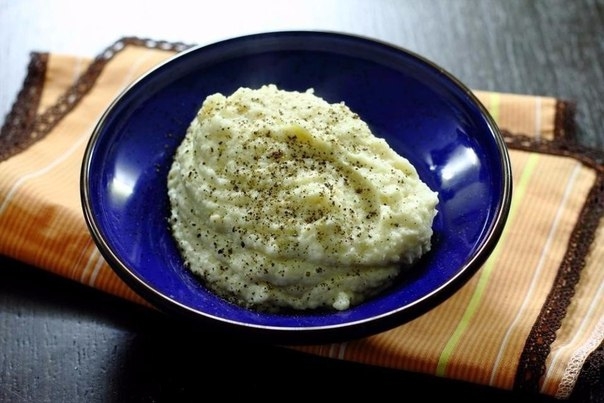Пюре из цветной капусты с сыром