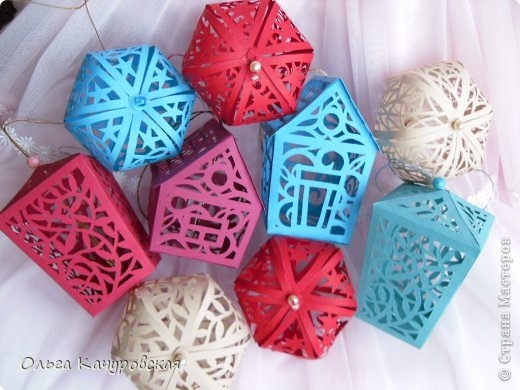 АЖУРНЫЕ ИГРУШКИ ИЗ БУМАГИ. МК ОЛЬГИ КАЧУРОВСКОЙ АЖУРНЫЕ ИГРУШКИ ИЗ БУМАГИ. МК ОЛЬГИ КАЧУРОВСКОЙ