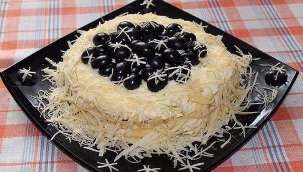 Салат "ПЕРВЫЙ СНЕГ"
