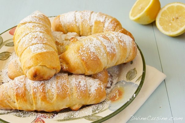 Булочки с лимонным кремом