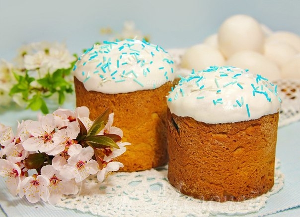Пасхальный кулич на желтках