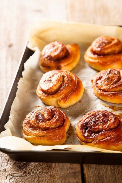 Шведские булочки с корицей (Kanelbullar)