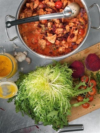 •Рагу из курицы со свекольным карри• •Рагу из курицы со свекольным карри•