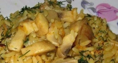 Грибной плов
