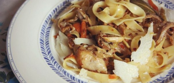 •Папарделле с острым рагу из курицы• •Папарделле с острым рагу из курицы•