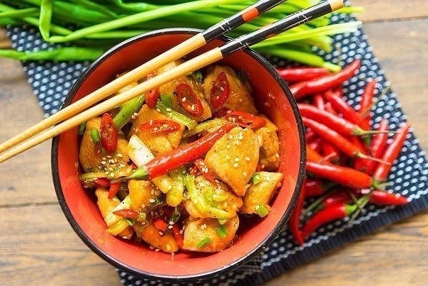 Курица гунбао (kung pao) — для самых крепких Курица гунбао (kung pao) — для самых крепких