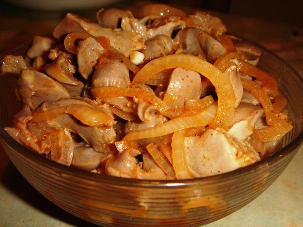 Куриные желудочки по-корейски. Пальчики оближешь! Вкуснотища необыкновенная! Все секреты приготовлен