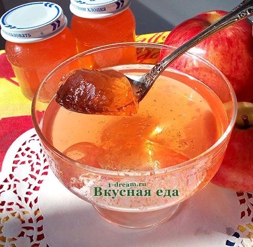 Желе из яблок на зиму