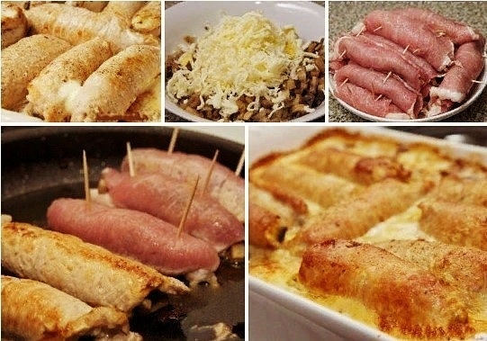 Сочные мясные рулетики Сочные мясные рулетики