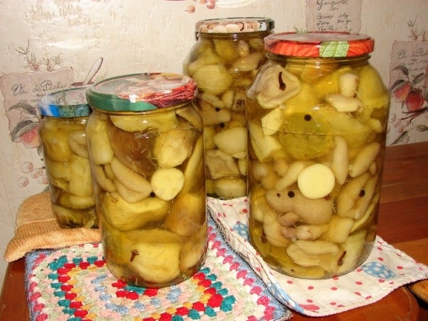 Грибочки маринованные. Грибочки маринованные.