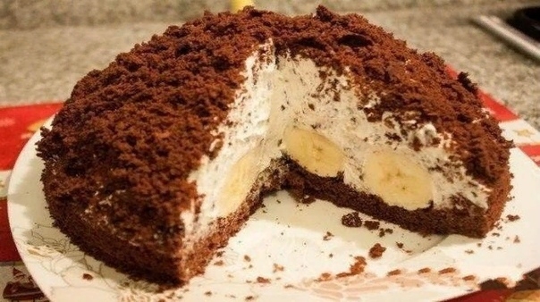 Нежный и вкусный торт «Норка крота» Нежный и вкусный торт «Норка крота»