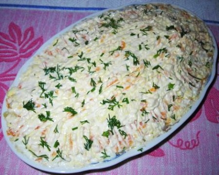 Салат "Шпротка"