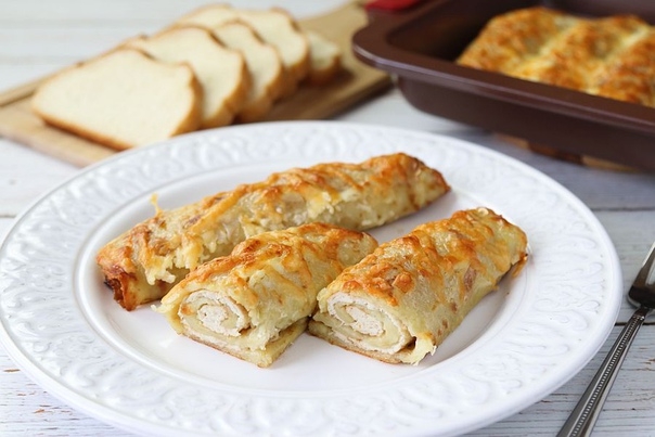 Рулеты &laquo;Курочка в драниках&raquo;