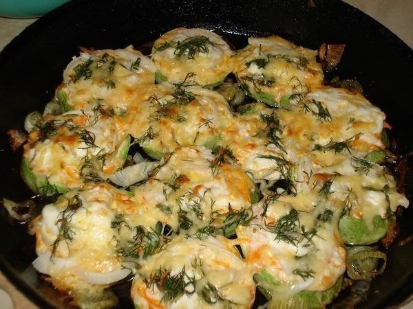 Печеный кабачок Печеный кабачок