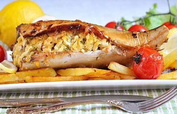 Скумбрия фаршированная