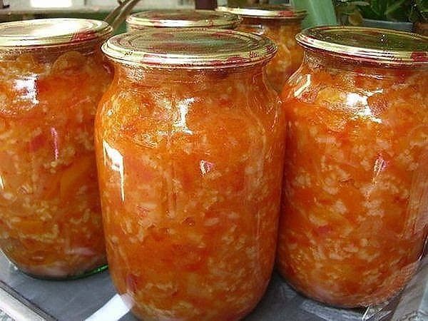 Салат с рисом ''Сытая зима''