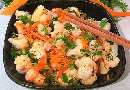 Цветная капуста по-корейски Цветная капуста по-корейски