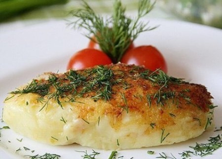 Картофельные зразы с луком и яйцом Картофельные зразы с луком и яйцом