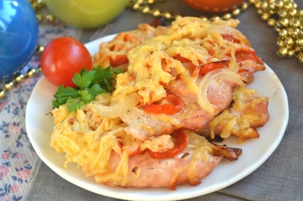 Куриные грудки по-французски.