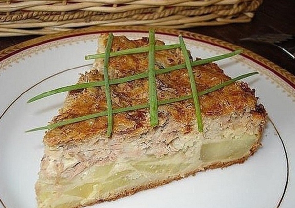 Вкусный заливной пирог
