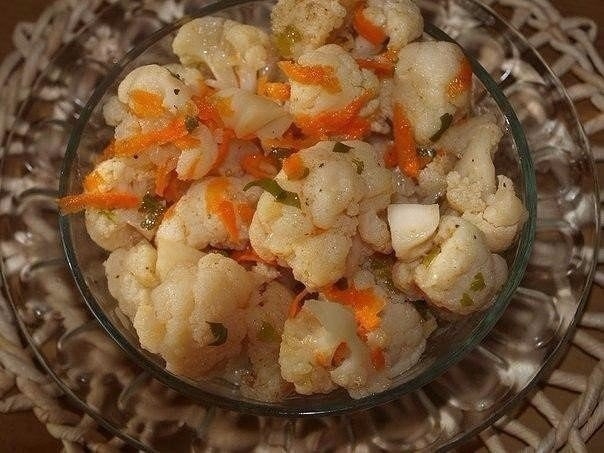 Цветная капуста по-корейски — очень вкусное диетическое блюдо Цветная капуста по-корейски — очень вкусное диетическое блюдо