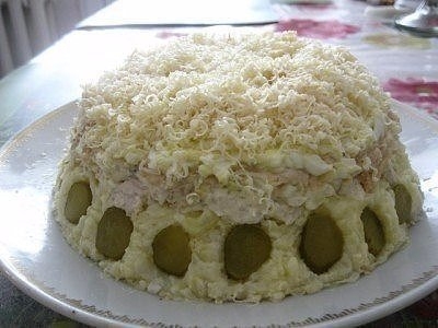 Салат "Шапка" Салат "Шапка"