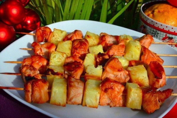 ШАШЛЫК ИЗ КУРИЦЫ С АНАНАСОМ &laquo;ГАВАЙСКАЯ ГАВАНЬ&raquo;