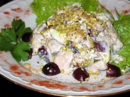 САЛАТ ИЗ КУРИЦЫ ПО-АЗЕРБАЙДЖАНСКИ САЛАТ ИЗ КУРИЦЫ ПО-АЗЕРБАЙДЖАНСКИ