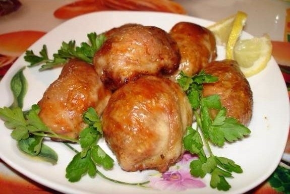 Крученики из индейки (курицы) Крученики из индейки (курицы)