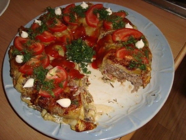 Вкусная кабачковая запеканка. Вкусная кабачковая запеканка.