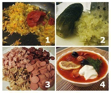 Мясная солянка Мясная солянка