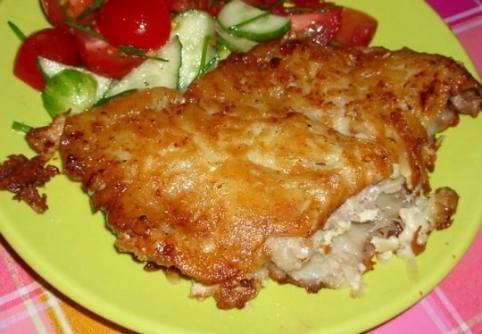 Отбивная в картофельной корочке Отбивная в картофельной корочке