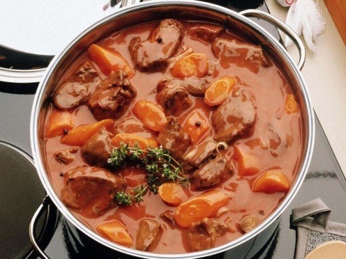 Тушеное мясо - любимое блюдо наши мужчин Тушеное мясо - любимое блюдо наши мужчин