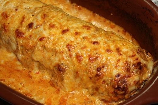 Голубец-рулет с пекинской капустой Голубец-рулет с пекинской капустой