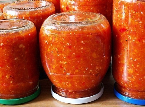 Аджика острая из кабачков Аджика острая из кабачков