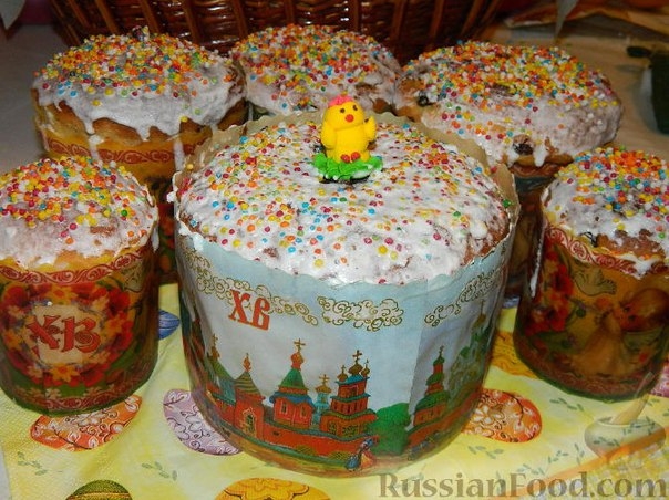 Пасхальный кулич без замеса Пасхальный кулич без замеса