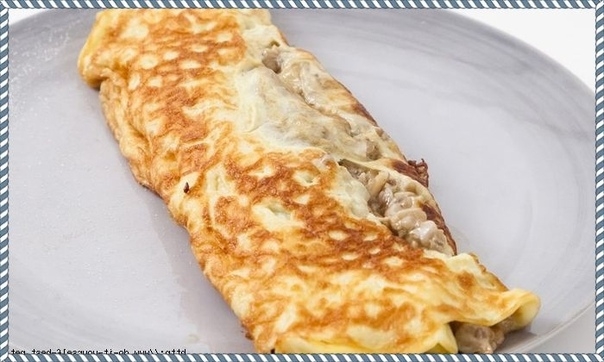 Омлет с вешенками Омлет с вешенками