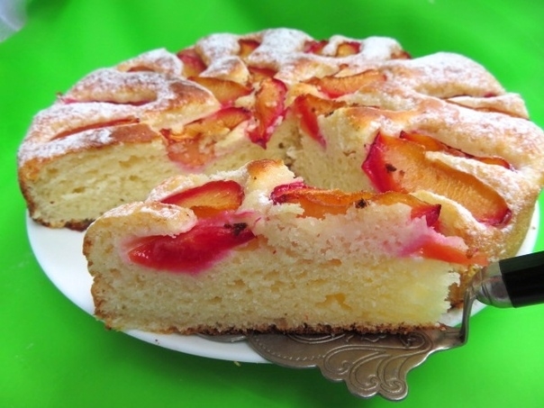 Сливовый пирог (творожное тесто !!!) Сливовый пирог (творожное тесто !!!)