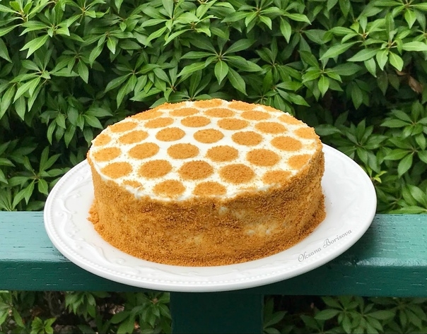Вкусный медовый торт по рецепту Натальи Калниной. Вкусный медовый торт по рецепту Натальи Калниной.