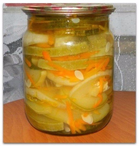 Кабачки, консервированные с морковью Кабачки, консервированные с морковью
