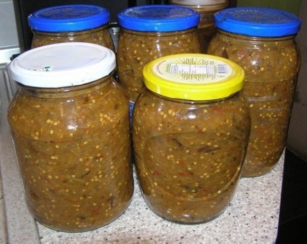 Икра баклажанная. Икра баклажанная.