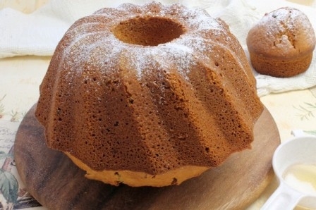 Молочный кекс с овсяными хлопьями Молочный кекс с овсяными хлопьями