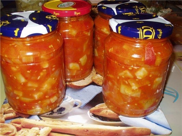 САЛАТ ИЗ КАБАЧКОВ И ПЕРЦА НА ЗИМУ