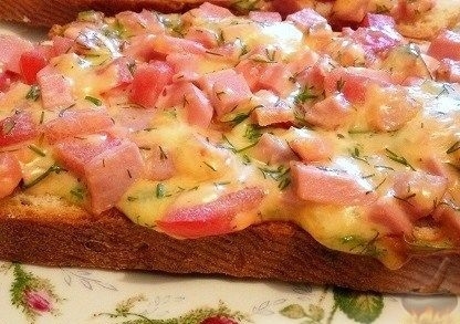 Горячие бутерброды (мини-пиццы) Горячие бутерброды (мини-пиццы)
