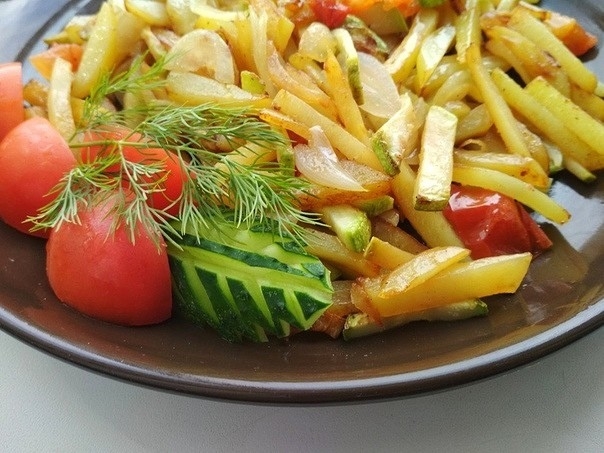 Рагу с кабачками Рагу с кабачками